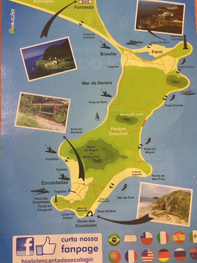 Hostel Encantadas Ecologic Ilha do Mel Eksteriør bilde